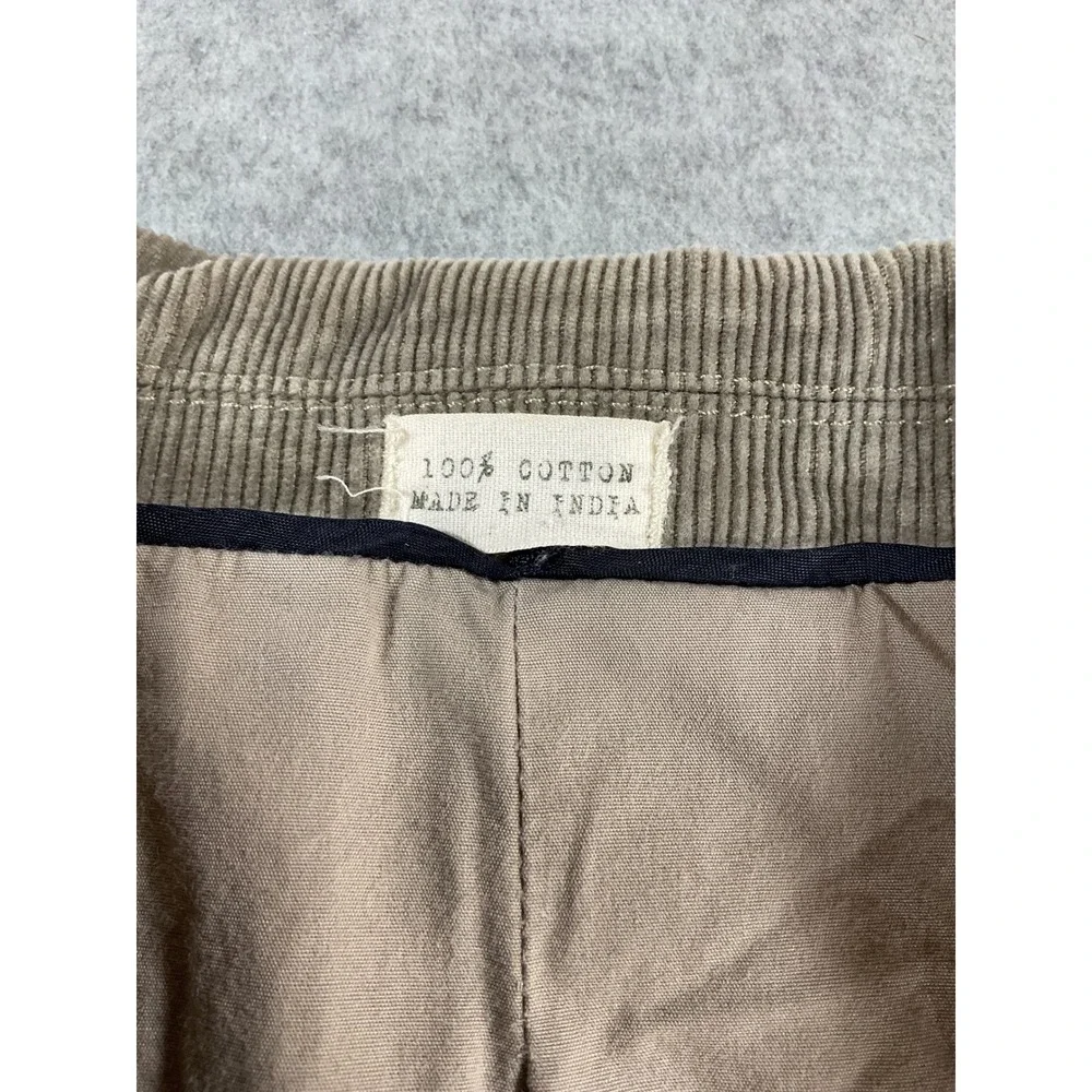 J.Crew Mens Vintage Cord Blazer Tan Brown Cotton Corduroy Sport Coat Small J82